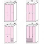 Wardrobe Arcadia Colombini 3Phyllh 1