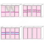 Wardrobe Arcadia Colombini 4Phyllh-368