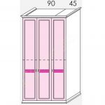 Wardrobe Arcadia Colombini R30.56C
